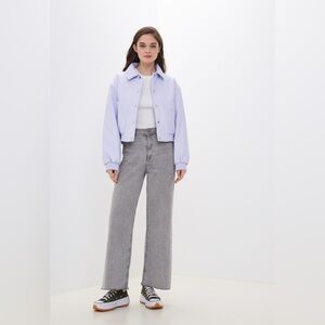 United Colors Of Benetton Light Purple Bomber Jacket